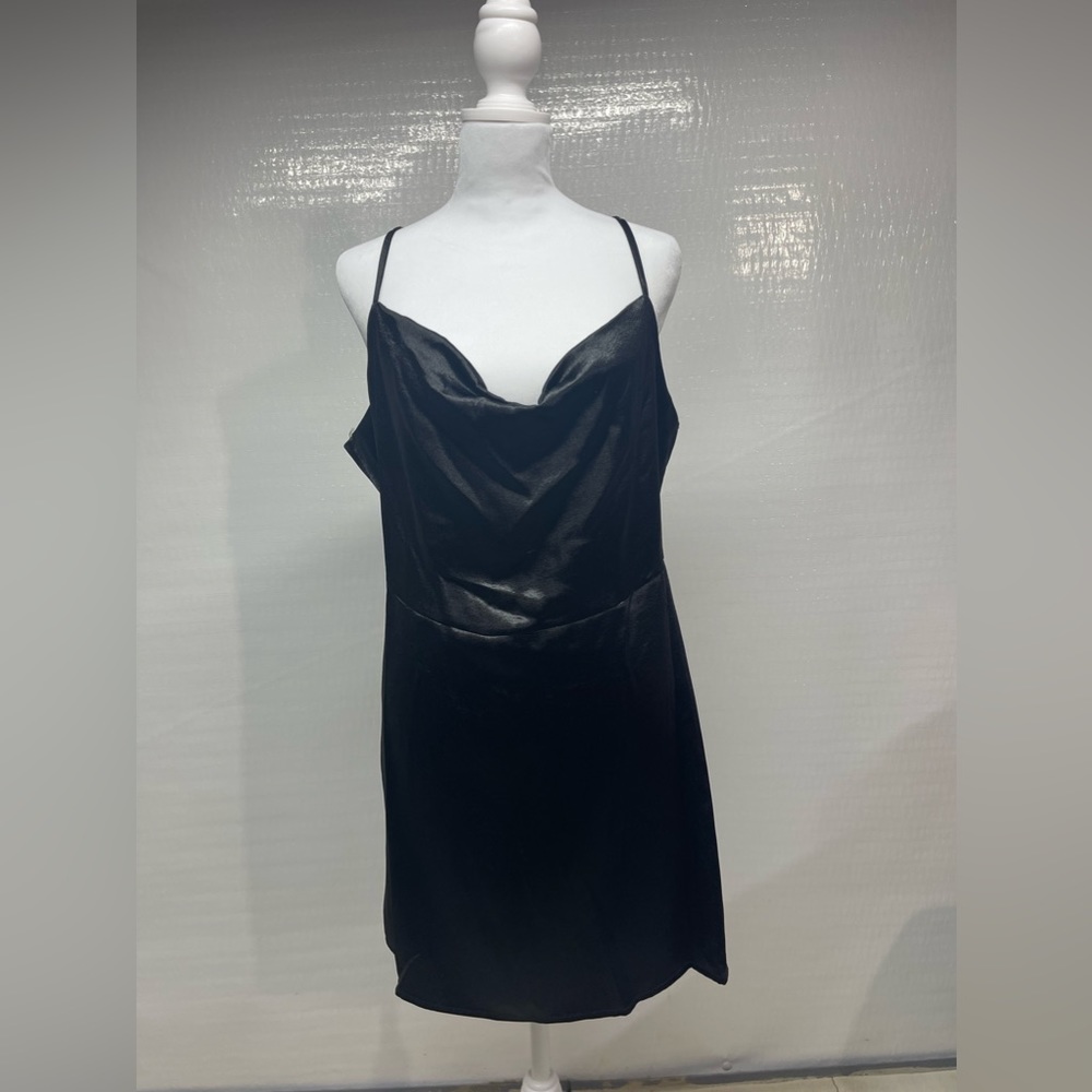 Satin slip dress